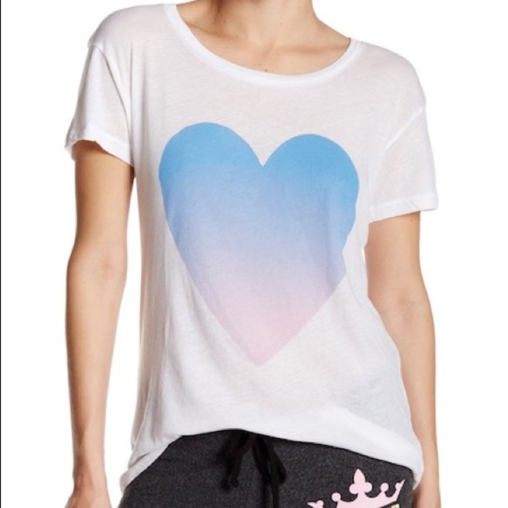 Wildfox Ombré Heart T-shirt Size Small